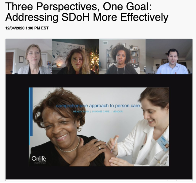 dgbartel's tweet photo. Great insight on #SDoh and how conversation and data can bring efficiency and alignment. Catherine Bass, PhD. Director of Informatics, @OnlifeHealthInc Chris Dodd MD, MA Medical Officer, @PopHealthCareUS and @kelli_doctor @FLBlue #GuideWellNow https://t.co/aiIKr6BaGM