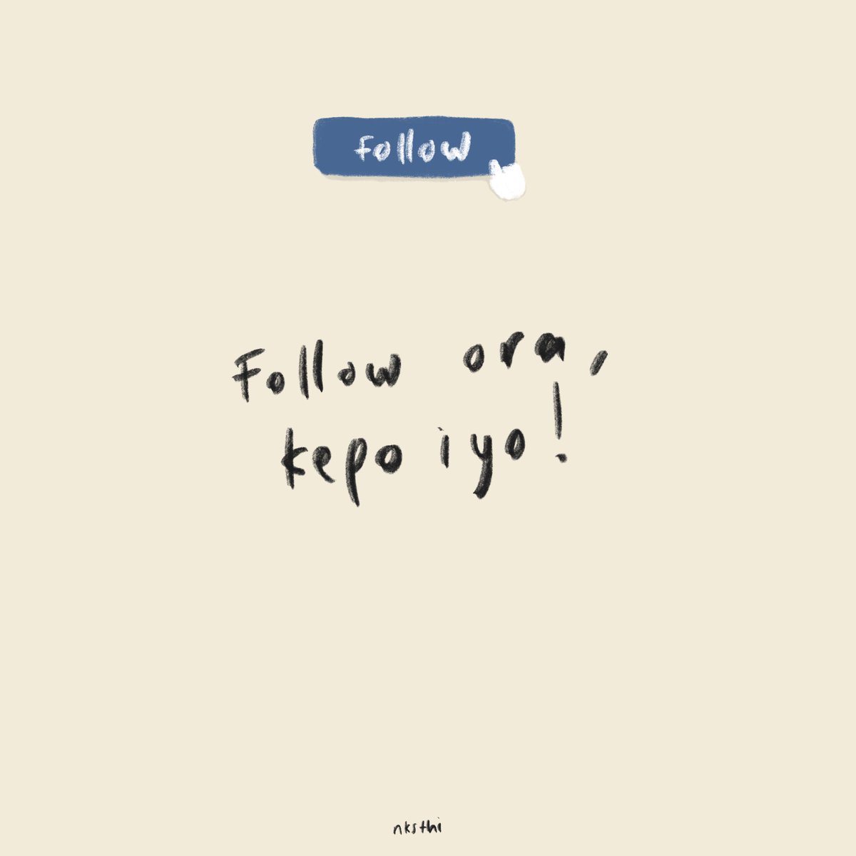 nksthi's tweet photo. Sopo iki? YO KOWE LAH! 😒 https://t.co/uZyHidOuL0