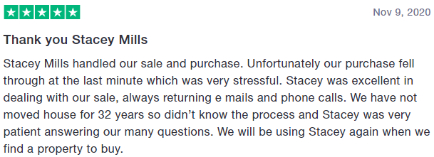 CTWsolicitors's tweet photo. An excellent review for Stacey in our Maidstone office from a client that found the conveyancing process rather stressful. Stacey was always on hand and this client will be returning in the future. Well done Stacey! 💐#conveyancing #servicematters https://t.co/CSXHgewwdX