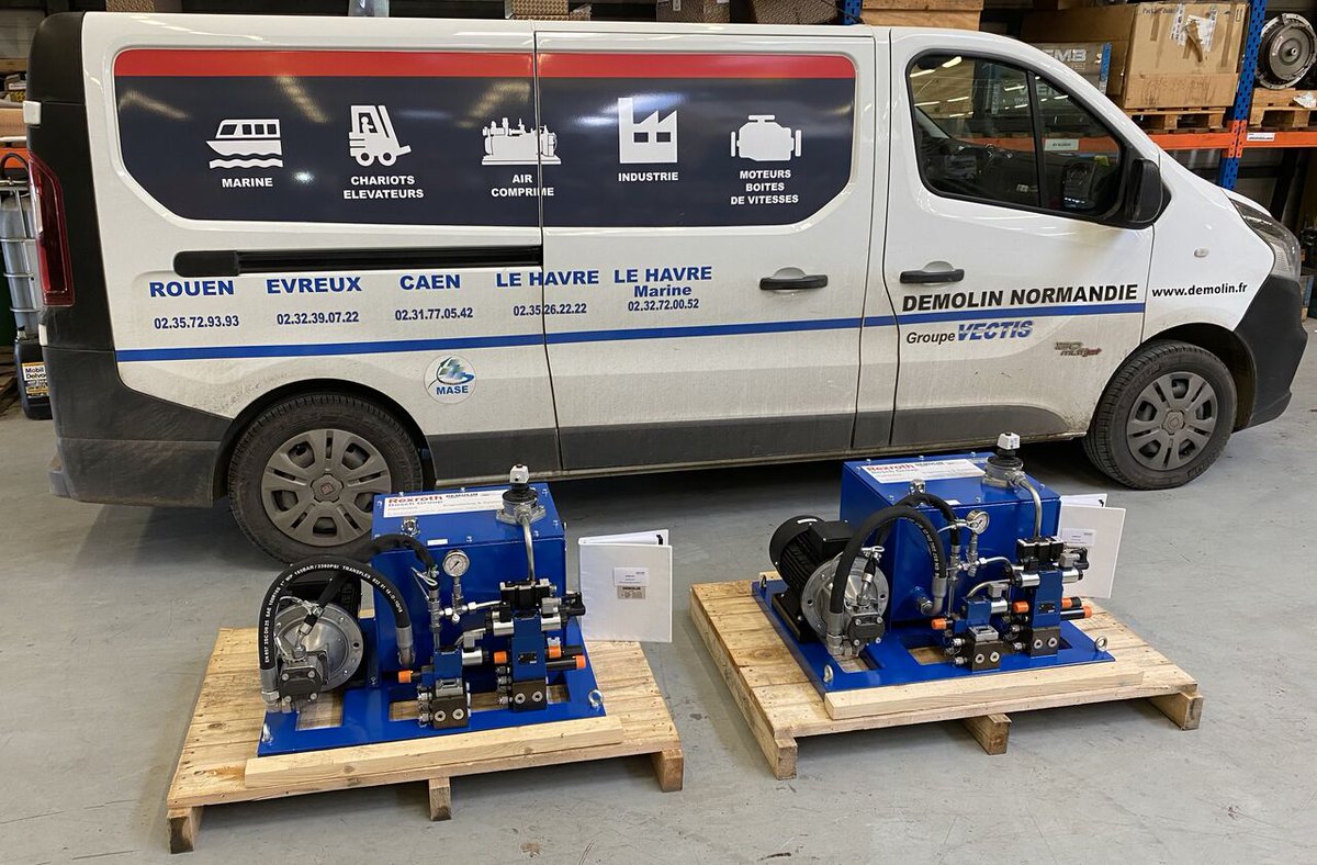 Etude, conception et livraison de 2 centrales hydrauliques pour un client bas-normand équipés de composants Bosch Rexroth, notre partenaire hydraulique!
#hydraulique #centrale #demolin #Boschrexroth #Normandie
