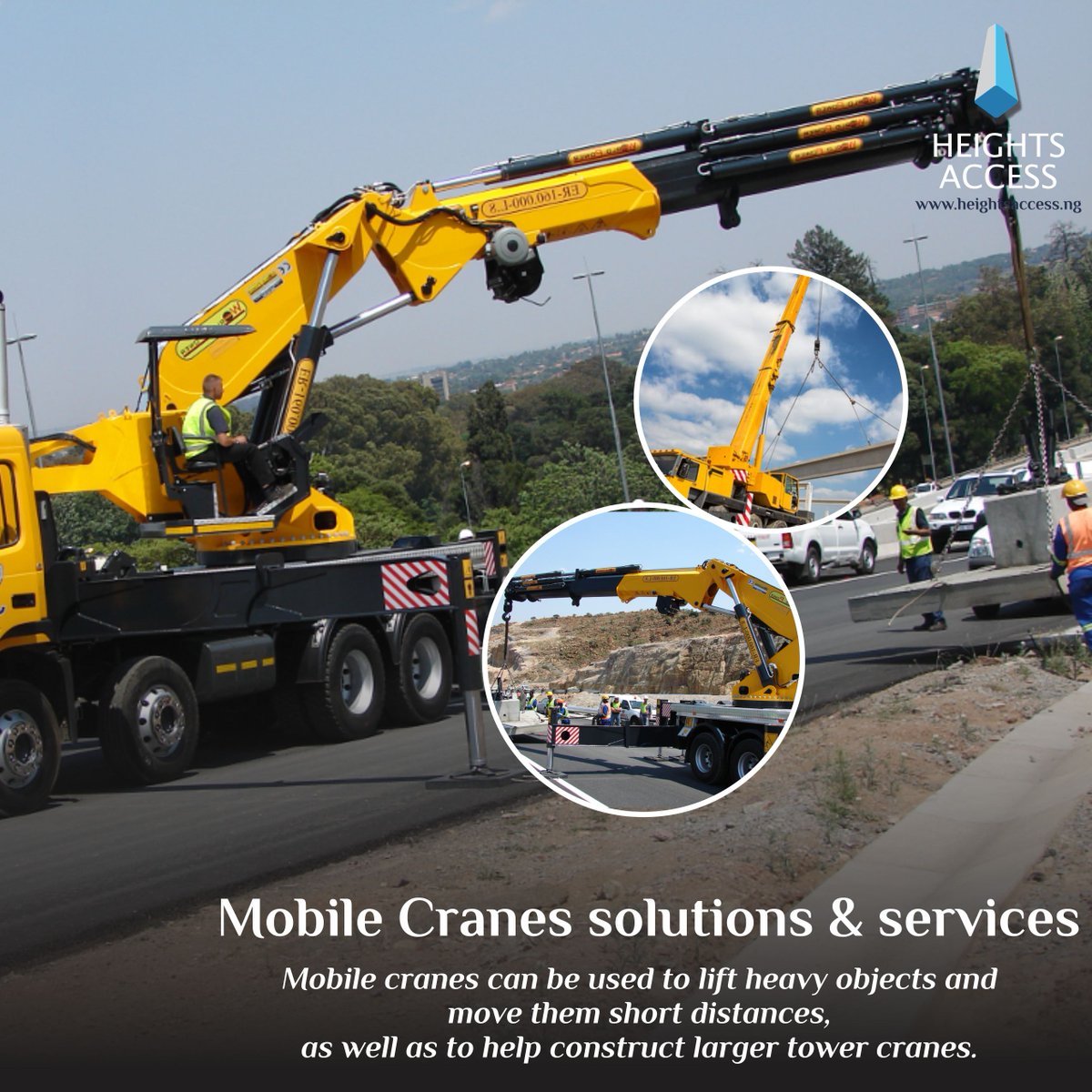 HeightsAccessNG's tweet photo. Heights Access is the market leader in the provision of EQUIPMENT SOLUTIONS for EFFECTIVE CONSTRUCTION &amp; INDUSTRIAL ENGINEERING.
https://t.co/bODwIsS0At | +2349099348990,
+2347004222377.#constructions https://t.co/4NMJIOFSq1