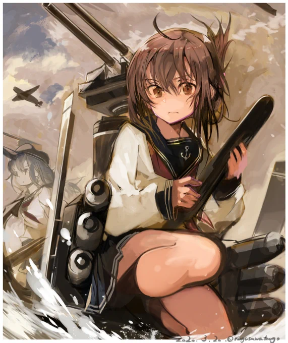 #これが私の代表作
艦これなら電ちゃん! 創作ならこの吸血鬼ちゃんで! 