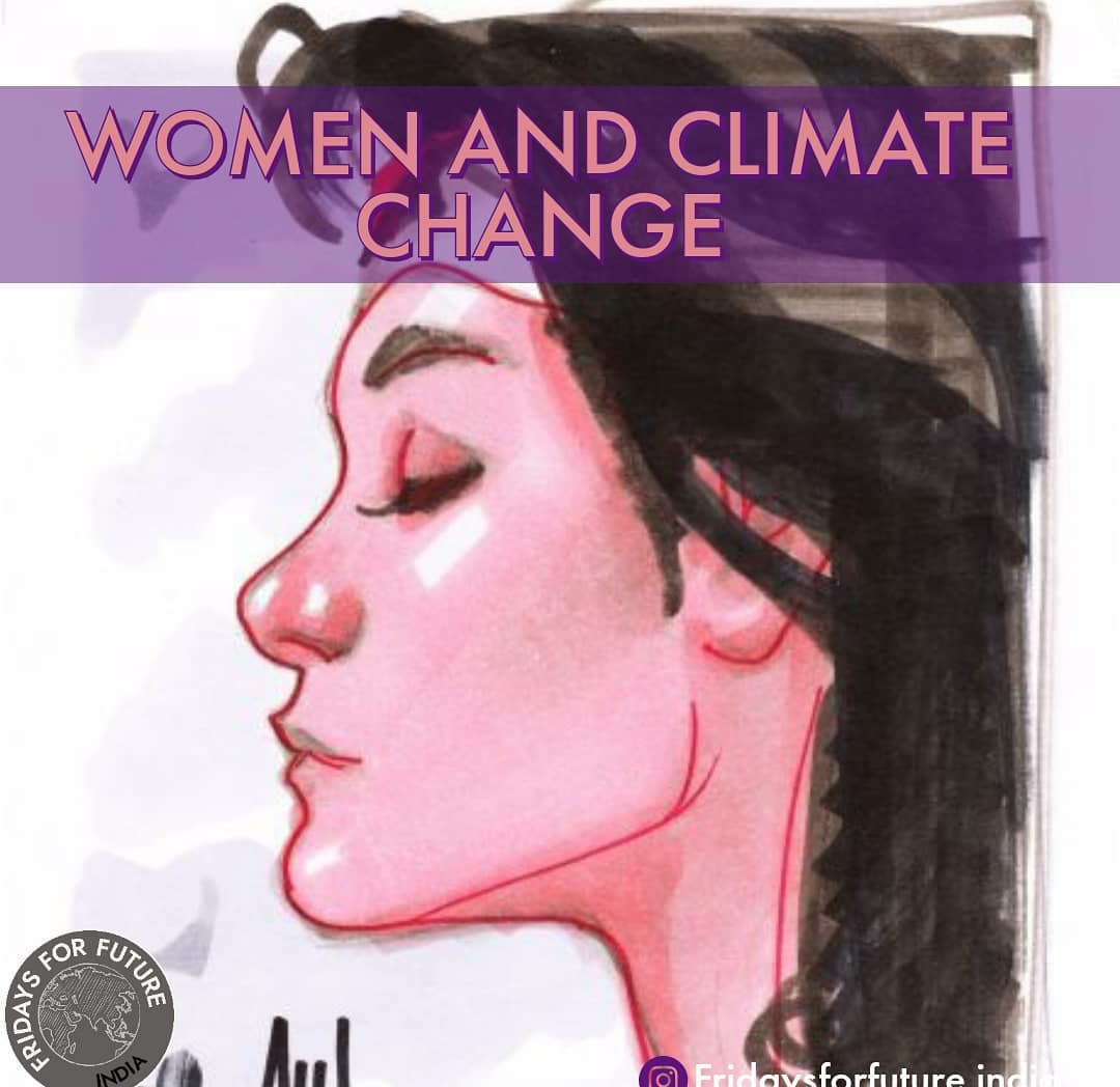 Gender and Climate Change 

When talking about climate change, it is important to understand that not everyone is or will be affected equally.

Rather, some sections of society like women are systemically placed at a disadvantage
 
#Intersecnionality
#climatechange
(1/2)
