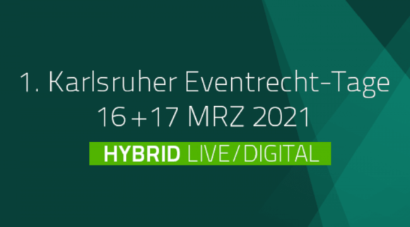 Karlsruher Eventrecht-Tage starten im März hybrid dlvr.it/Rn82M1