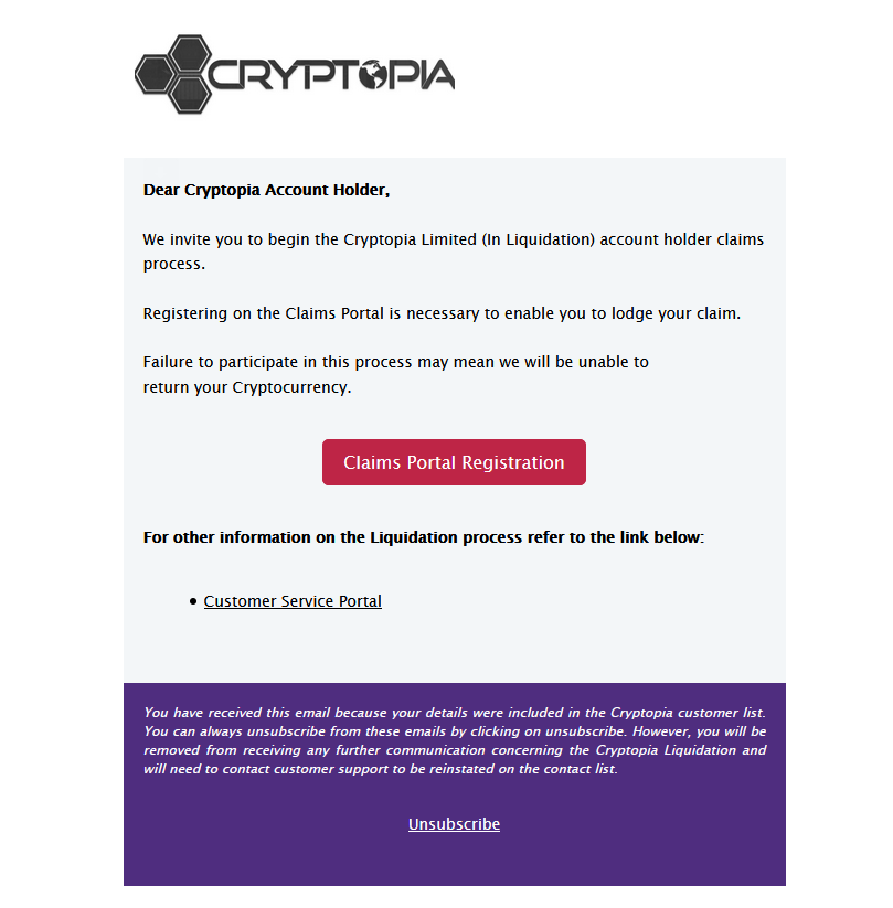 claim cryptopia