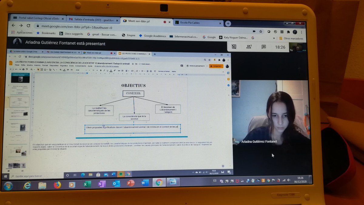 giselfontanet's tweet photo. Tardes de confinament de Treball recerca amb Ari i  tancant 1a avaluació #TCAI #compomís. Vinga que no ha estat res!! #sermare https://t.co/bqrk2beHGI