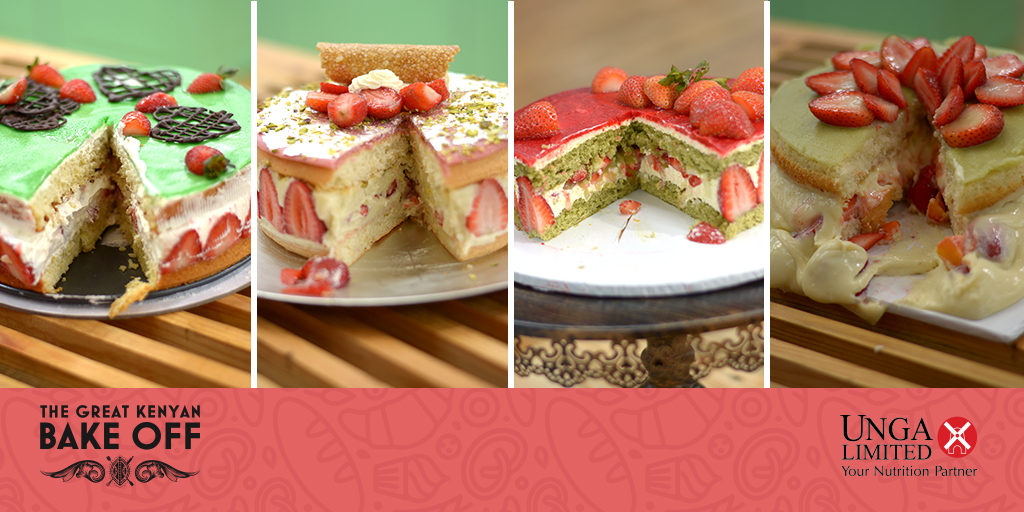 The Semi-final's high whisk situation paid off with some showstopping bakes!We’d love to know which Frasier tingled your taste buds ? #TheGreatKenyanBakeOff <a href="/ChefKiranJethwa/">Kiran Jethwa</a> <a href="/myrakiv/">Myra Kivuvani Ndung’u</a> <a href="/JuneGachui/">June Gachui</a> <a href="/NickNdeda/">Nick Ndeda</a>