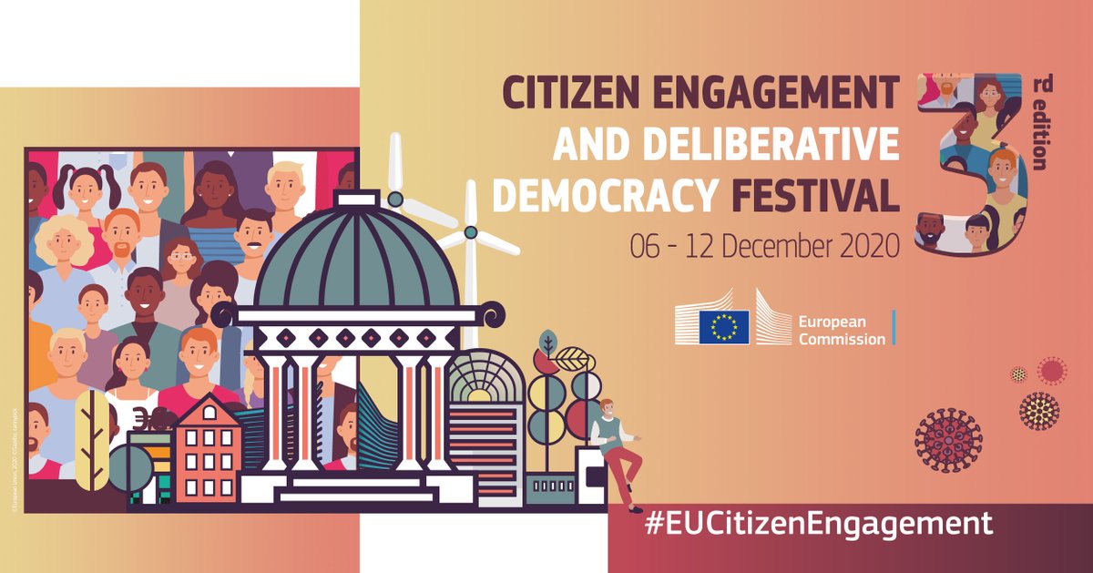 The #EUCitizenEngagement & #DeliberativeDemocracy festival by @EU_ScienceHub kicks off🚀

Watch the🆕video by @EU_H2020 SocKETs project on #CitizensEngagement & Key enabling #technologies that may shape our future society👨‍👩‍👧‍👦

🎥bit.ly/37Gji6j

@EUScienceInnov @EU_CoR