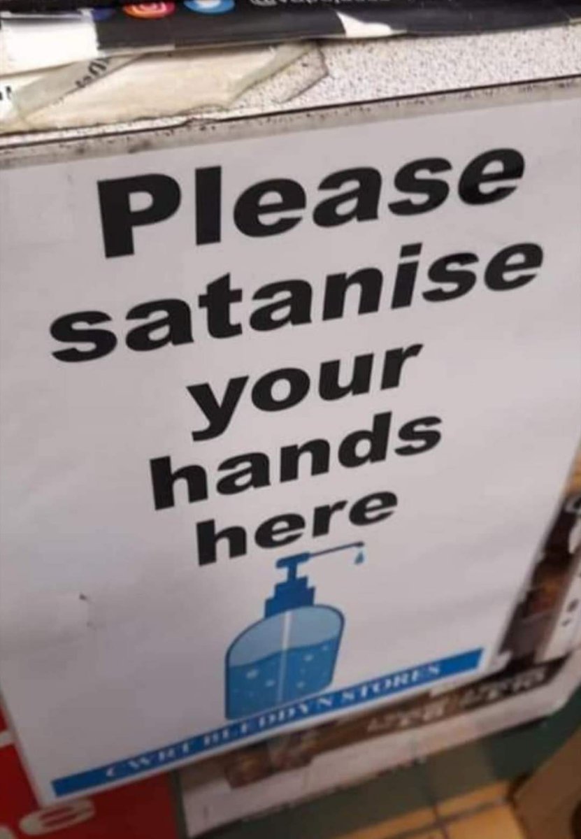 Michael_Grafl's tweet photo. just a casual reminder, guys #satanism #WashYourHands https://t.co/9ehw1Jbvx6