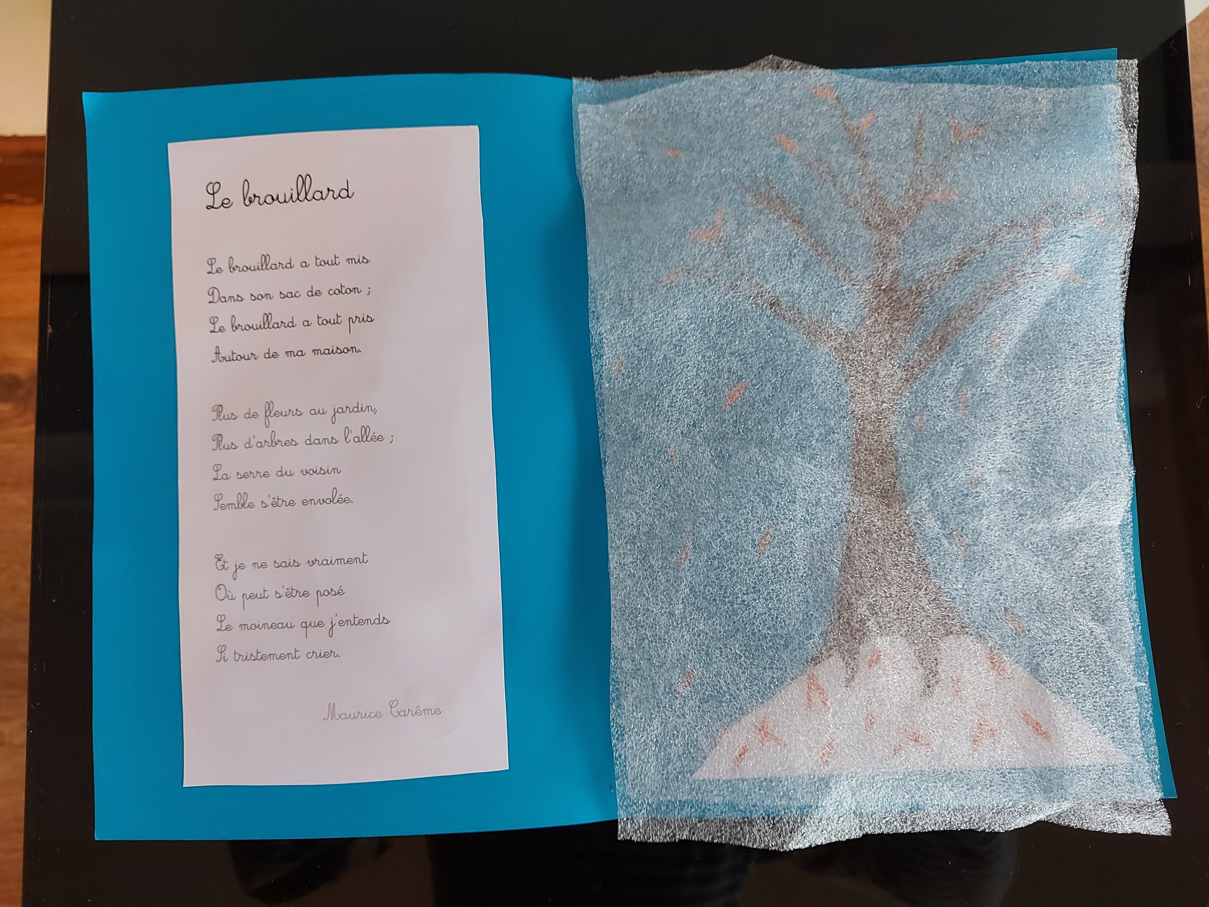 Dessin Poesie Le Brouillard De Maurice Careme Musée Maurice Carême on Twitter: "Aujourd'hui, nous allons faire du  brouillard avec des morceaux de papier de soie. Tu pourras faire tomber et  se lever le brouillard et faire apparaître et disparaître
