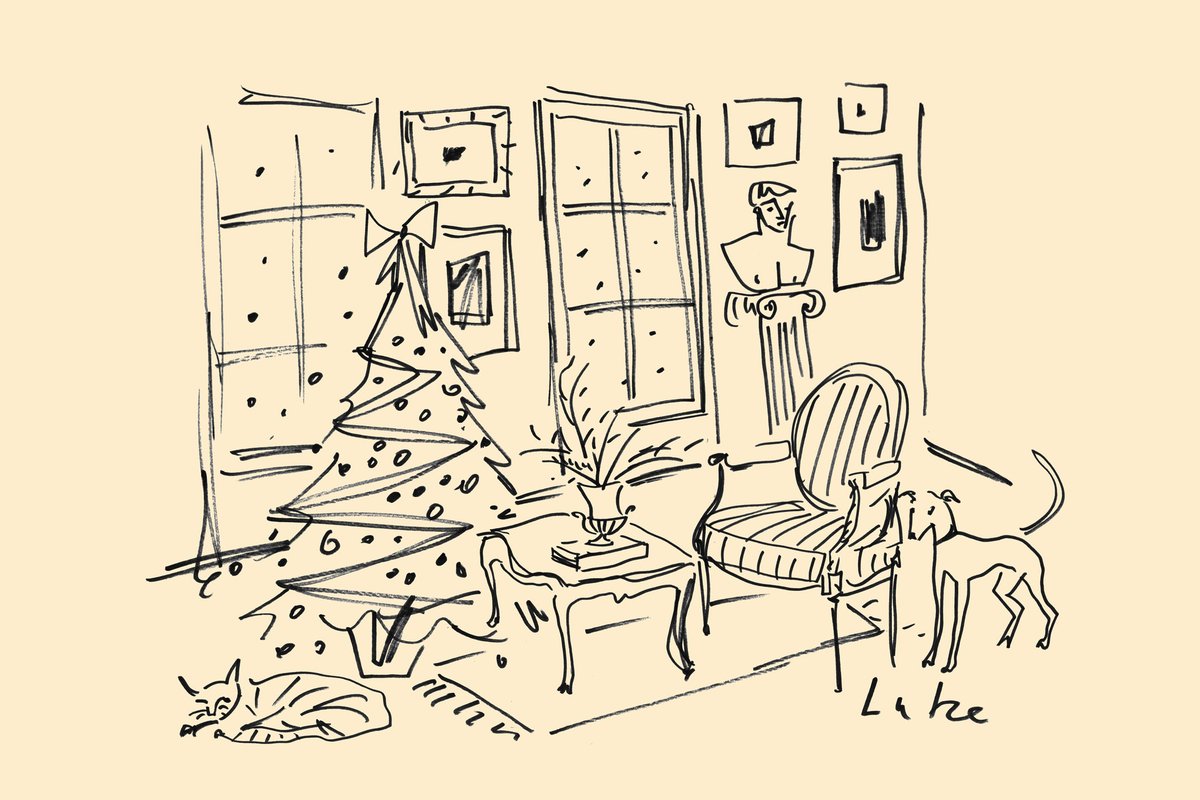 Artist and interior design guru Luke Edward Hall reveals what he's got planned for his own festive décor.  #drakes
ow.ly/uolL50CD0Bu