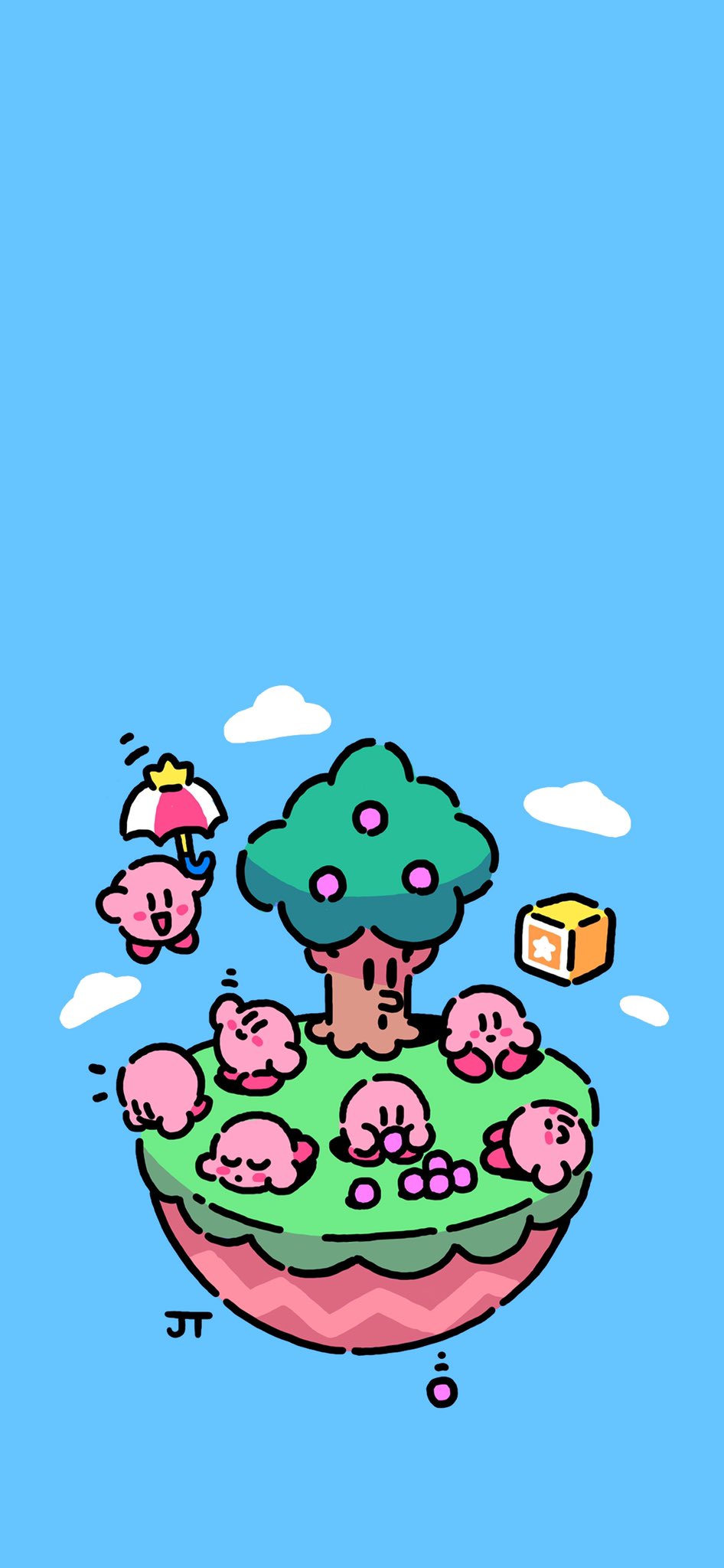 Kirby Informer on Twitter Heres the official Kirby phone wallpaper for  this month from Nintendo Japan httpstcocWqriFogTg  Twitter