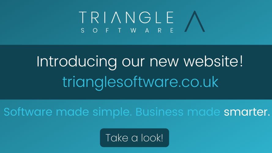 We're very excited to announce that our new website is live!
Take a look to learn more about our #software products and visit our blog for news and updates!
trianglesoftware.co.uk