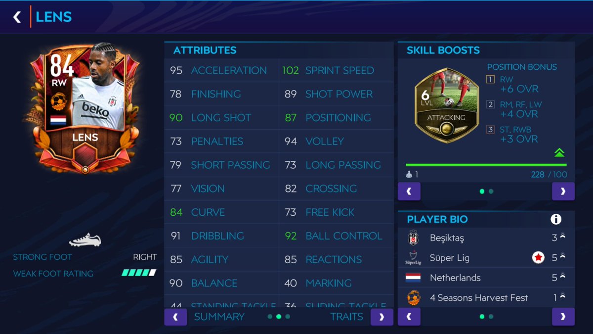 And RWs... here are some pacy right wingers I suggest.. mainly Dembele cheap beast and a Left footed RW.. and Lens is really underrated and unused coz of chemistry problems.. I used him for some matches.. he is great.. try him