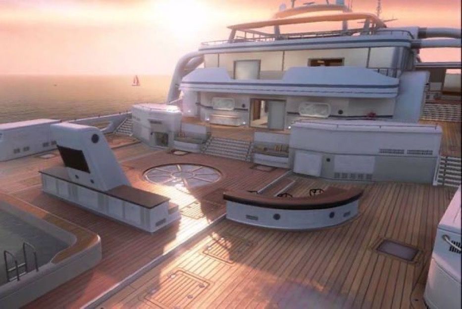 The only yacht I’ve been on