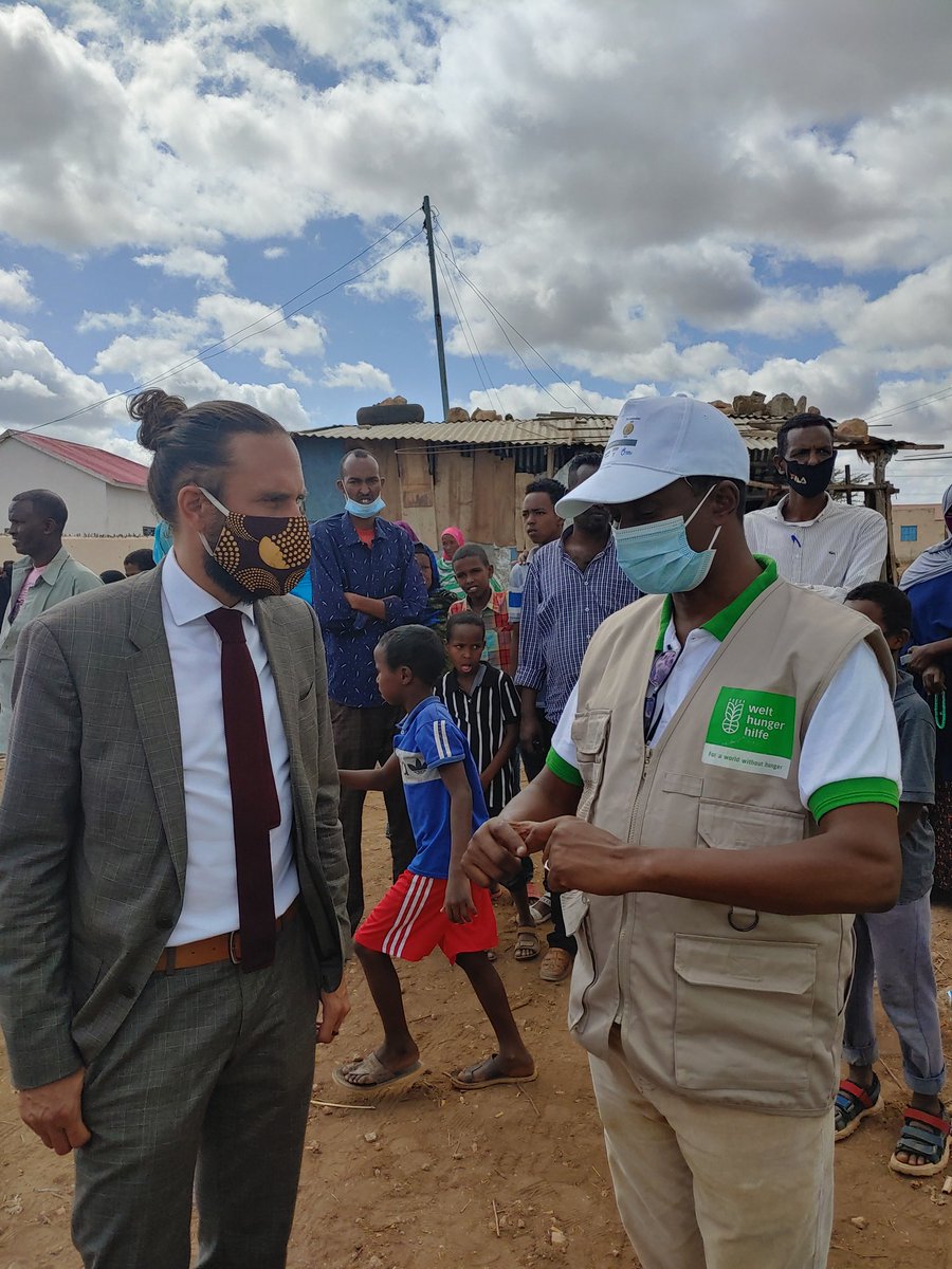 GermanyinSOM's tweet photo. We went to #Awdal region to better understand the needs of local communities affected by climate change &amp; visit humanitarian interventions by our partners @Welthungerhilfe, @Concern, @HI_Advocacy &amp; @VWB_VSF. Thanks to the consortium for the essential work &amp; insightful few days! https://t.co/BlpionL9fF