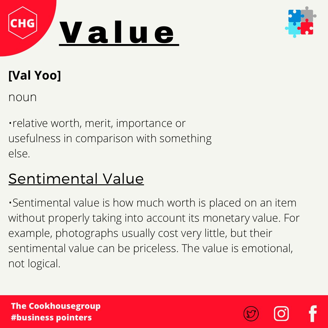 cookhousegroup's tweet photo. We talk Sentimental value in Business today! 

#business #Entrepreneurship #entrepreneur #finance #investing #sentimentalvalue #innovation #marketing #accounting https://t.co/XzuTzrROlR