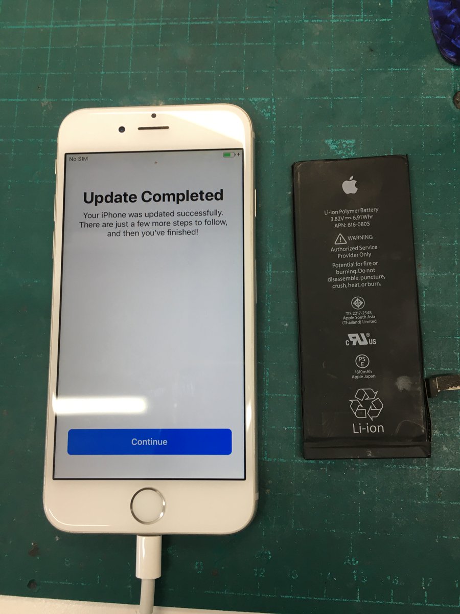 アップルラボ錦糸町店 江東区よりお越しのお客様 Iphone6 バッテリー交換をしました バッテリーの残量が急に無くなり消えてしまったとお持ち頂きました 交換後お客様と一緒に動作確認をして頂きましてご返却となりました アップルラボ錦糸町店