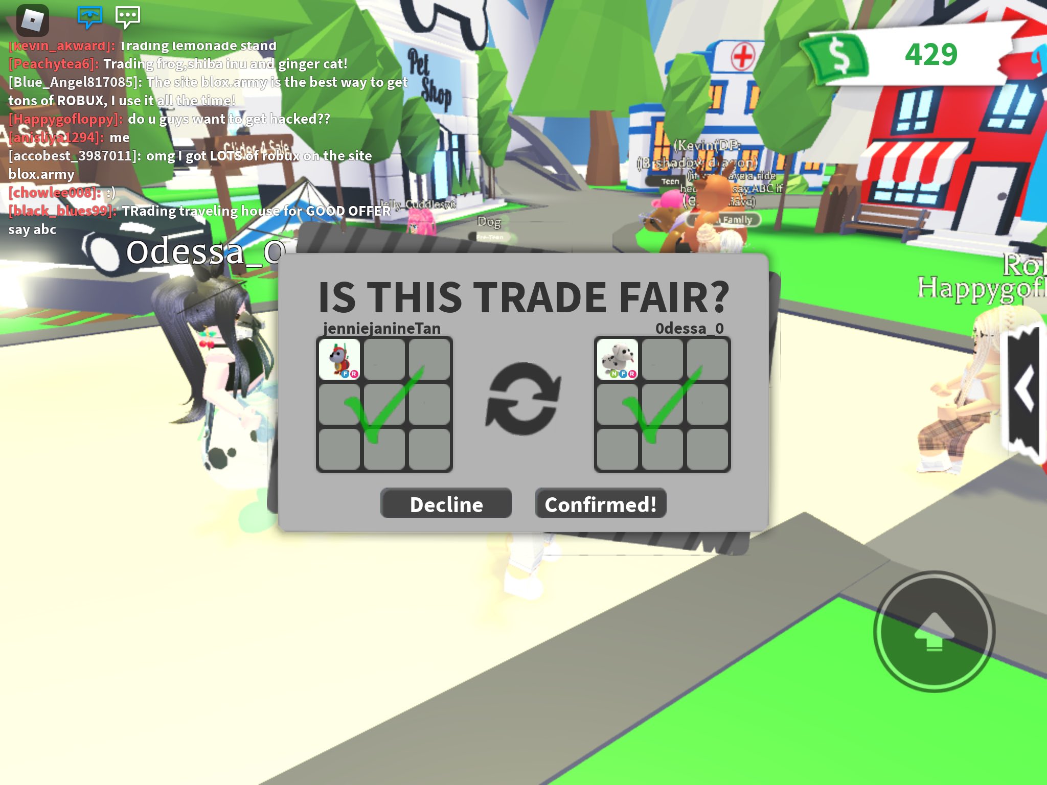 Dalmatian, Trade Roblox Adopt Me Items