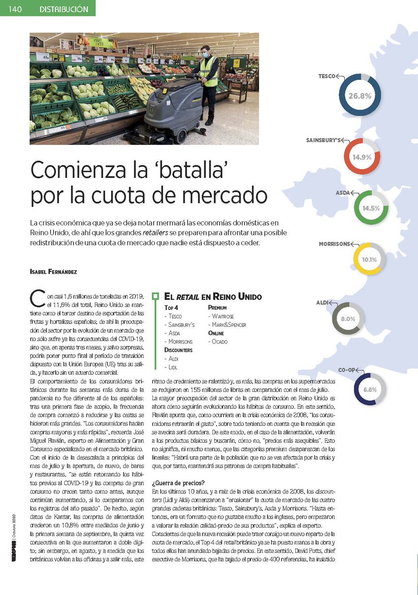 RevistaMercados's tweet photo. #Ed151 📉 La crisis económica mermará las economías domésticas en Reino Unido, de ahí que los grandes retailers se preparen para afrontar una posible redistribución de una cuota de mercado que nadie está dispuesto a ceder
@jmflavian @morrisons @Kantar_ES https://t.co/iwZyFkoke3 https://t.co/GpVGh4Lr0f