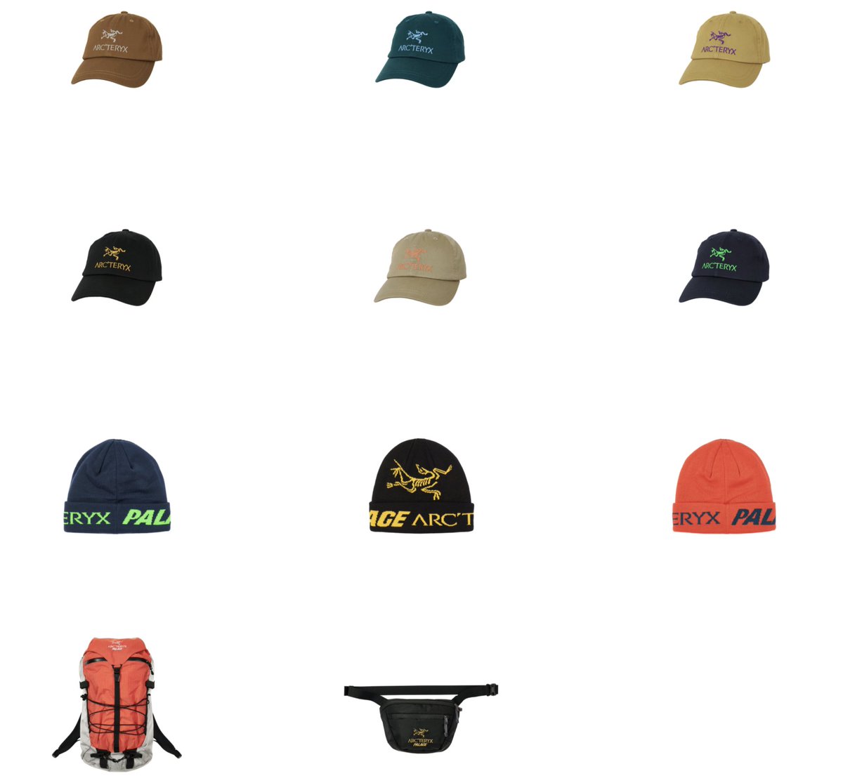 palace x arcteryx beanie