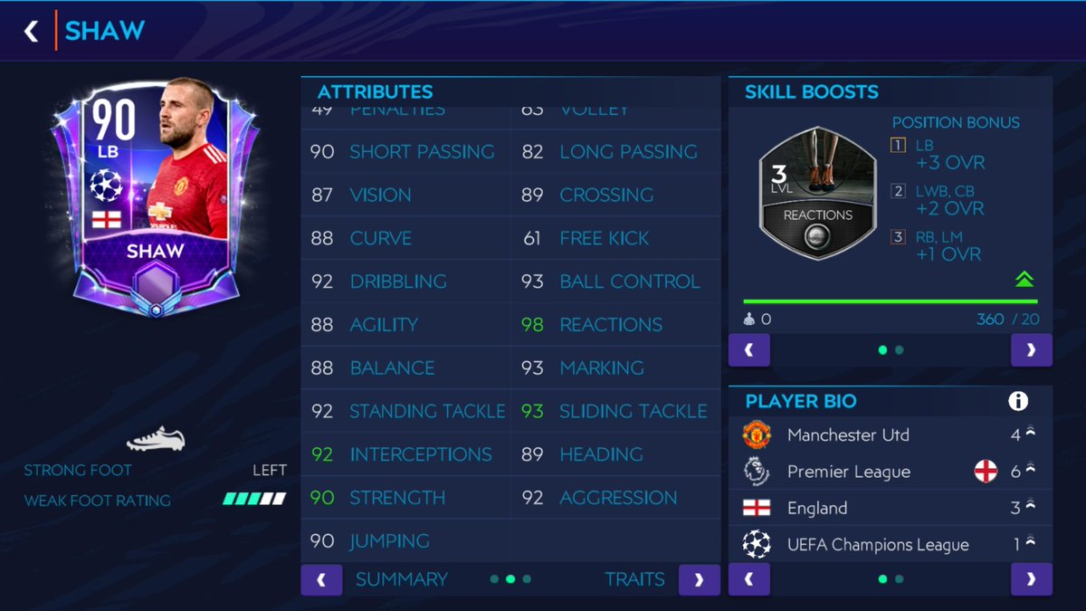 LBs... this are the beast cards... till the best LB for H2H is Mendy.. great card.. Matrid fans are lucky ... and another Mendy is here.. he is also great.. and costly Shaw joins in...