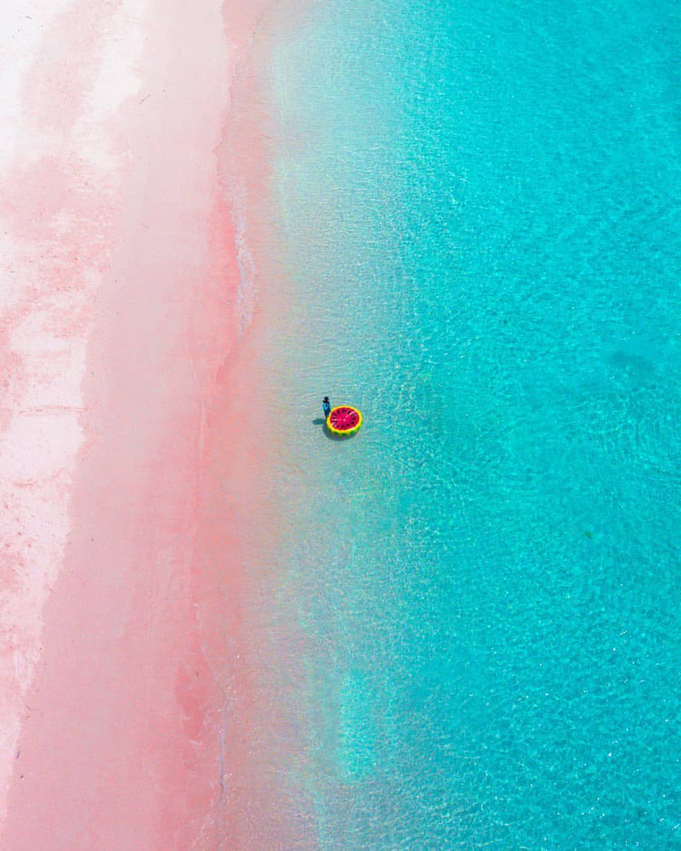 Float across the gorgeous blue water of Pink Beach in Komodo Island and let the relaxing surroundings calm your mind. Planning to make this the first destination you visit after the pandemic? 
📸: <a href="/djanius/">Babang</a> 

#FromIndonesiawithLove #WonderfulIndonesia