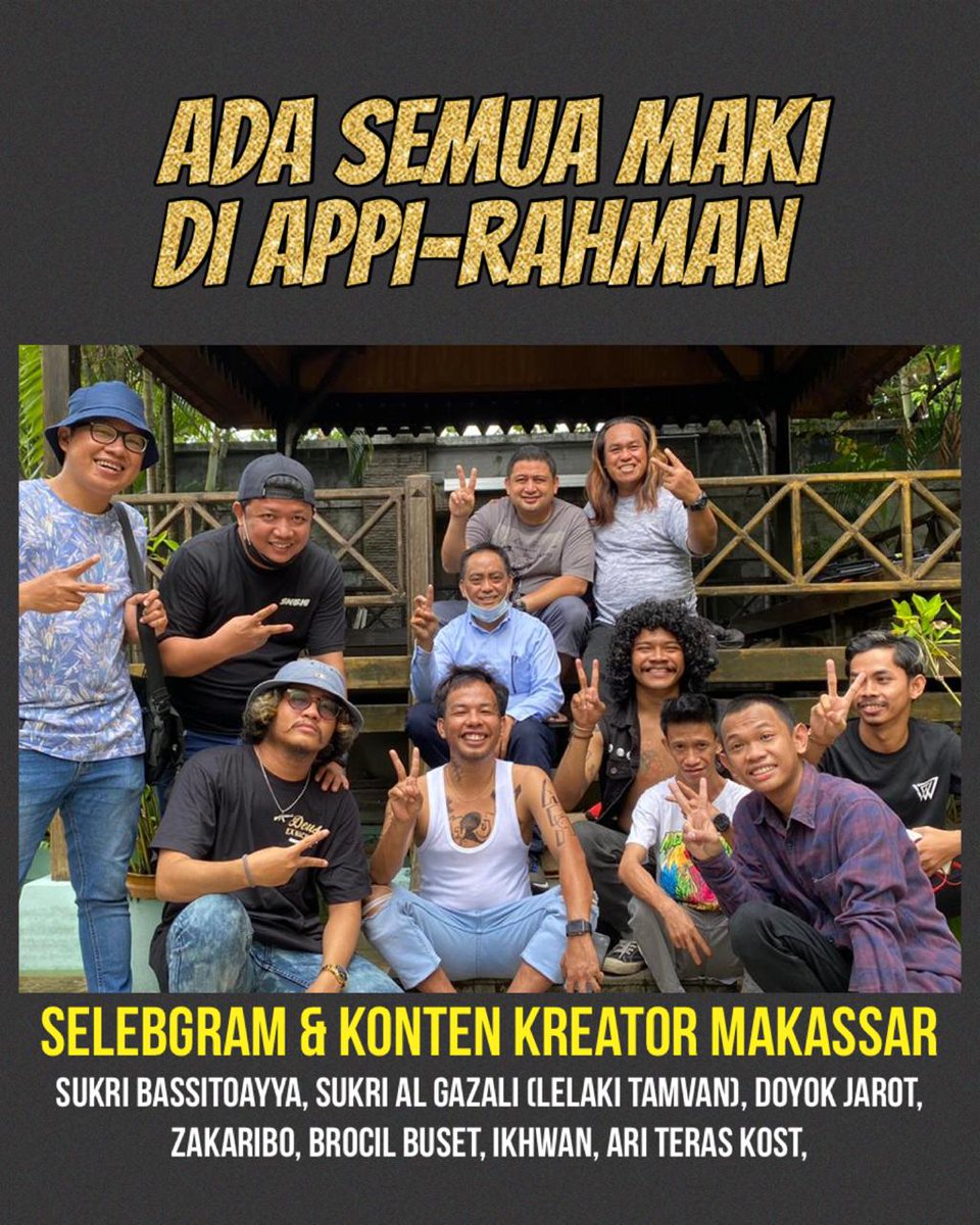 #AppiRahman
#MakassarBangkit
#PanglimaCovid19
#PilwaliMakassar
#PilwaliMakassar2020
#Ewako
#PilkadaSerentak
#PilkadaSerentak2020
#Road2Glory