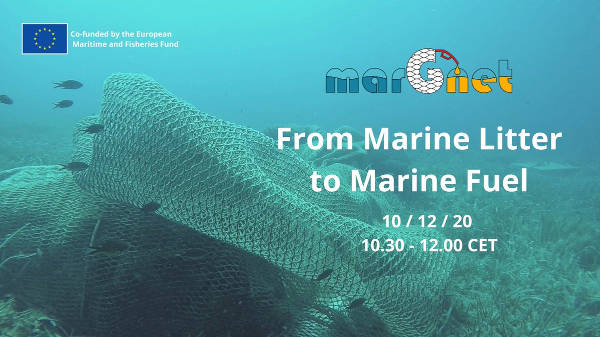 Did you know that compared to the conventional marine diesel, using #marGnet fuel would save approx. 0,75 t of CO2 per t of fuel? Find out more about it this Thursday on #marGnet project final event by registering at prod.flowapp.com/s/KEsKZRIWt3
#EASME #EMFF #CNRISMAR