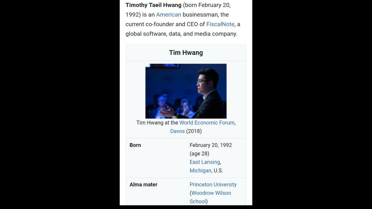 If you look at my post above you'll see board member Timothy Hwang founder & CEO of FiscalNote... He made a deal with Muriel Bower.