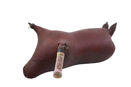 mashak, is not just for carrying water, a variety of this goatskin bag made as musical instrument, wind instrumentplayed in Rajasthan & adjoining areas