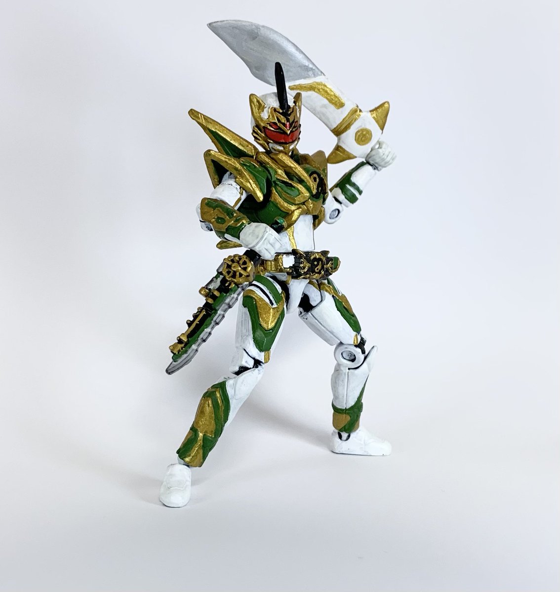 Uzivatel ナミヘイ Na Twitteru 元ネタはパワーレンジャーのアメコミオリジナルキャラ ロード ドラッコン 闇堕ちしたグリーン レンジャーがホワイトレンジャーの力をも取り込んだ悪の戦士です パーツチョイスはゼロワン系発展機をイメージしたのであまり元ネタに