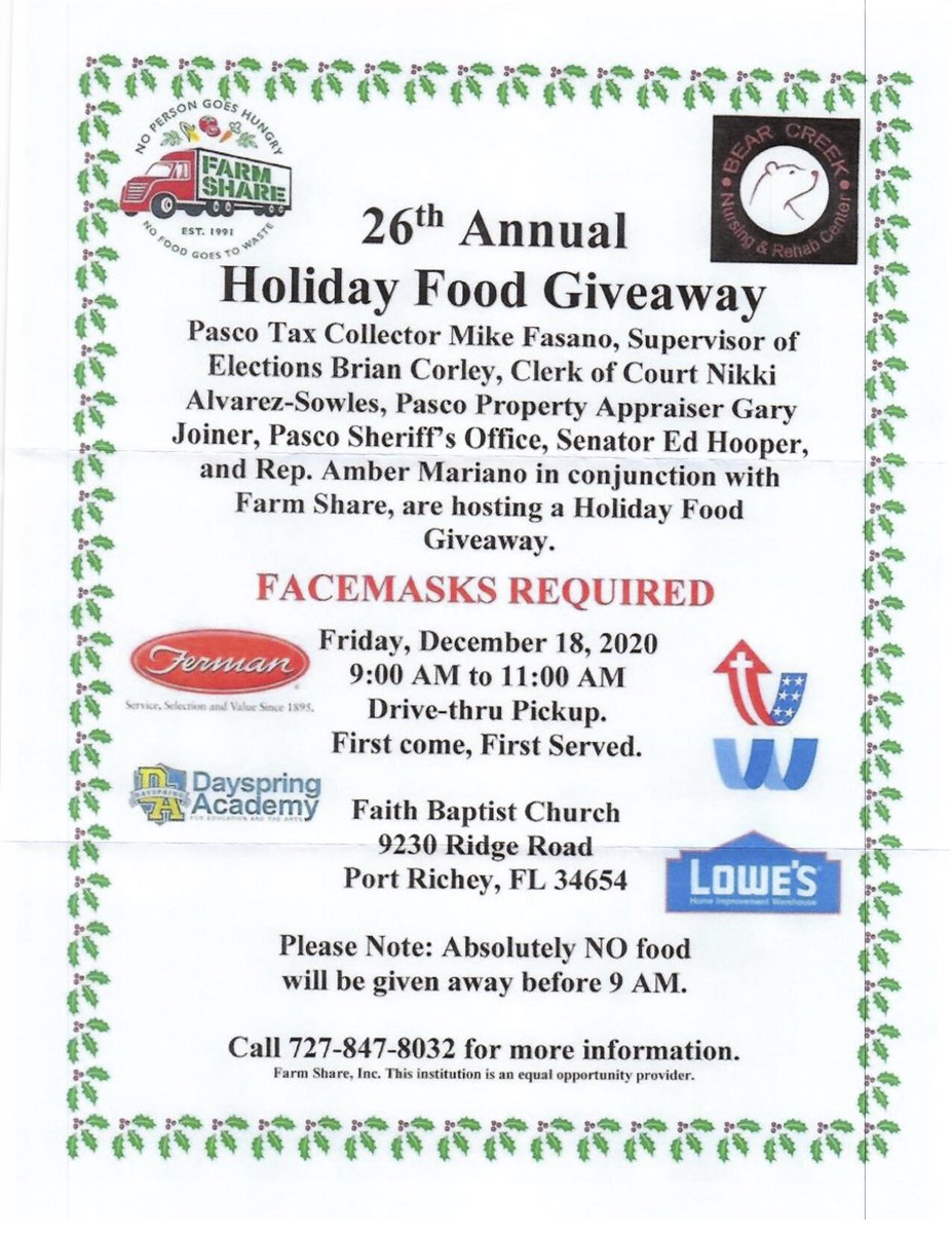 26th Annual Food Give-Away