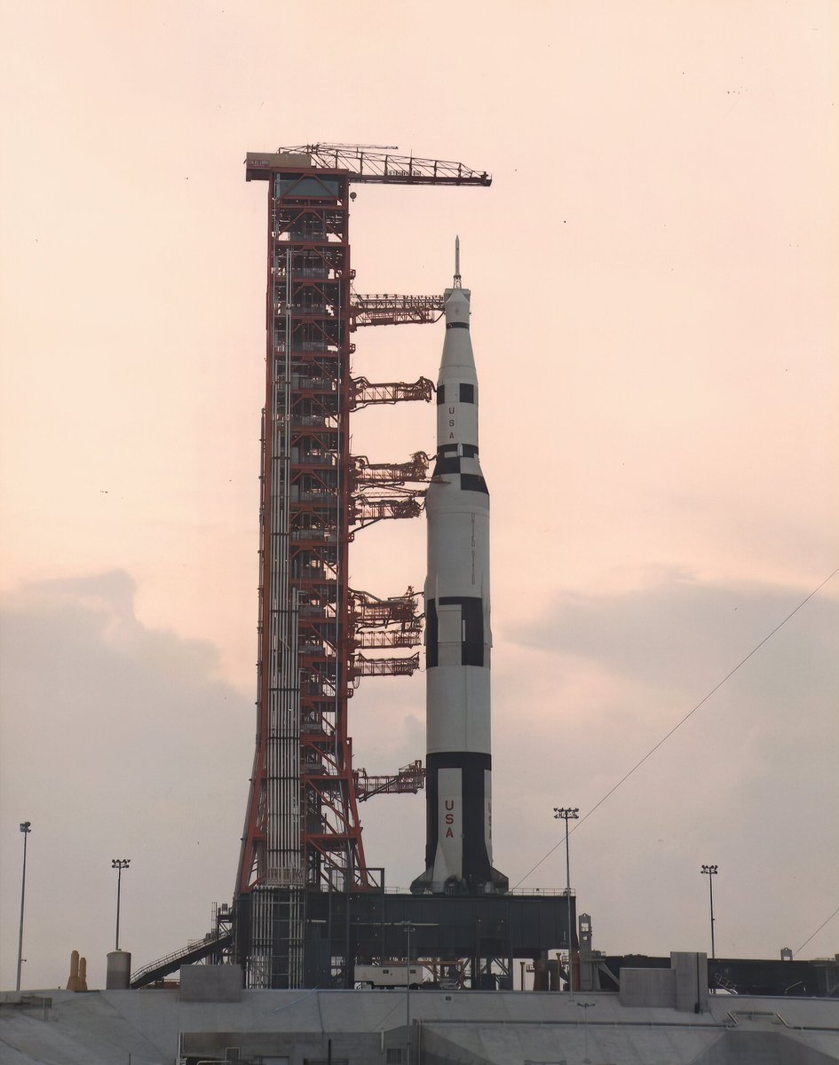 In late May of 1966 a MLP rolled out to LC-39A with the Saturn 500F test vehicle to conduct fit checks before the real Saturn V would take the trip.