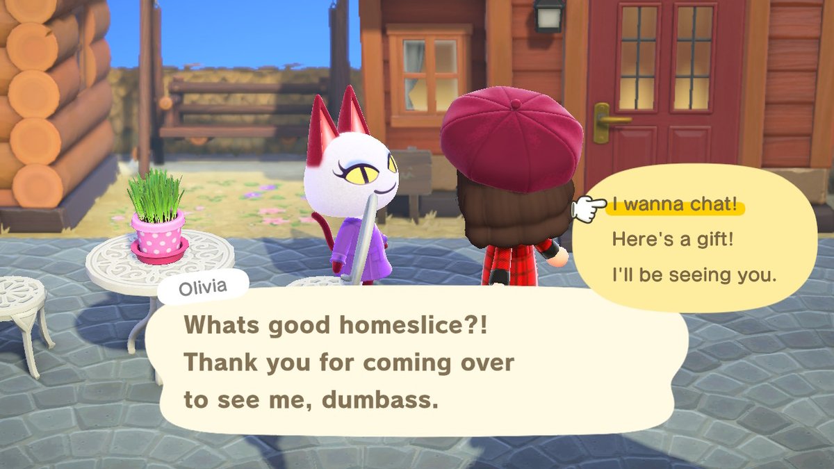 KezCake's tweet photo. My villagers, polite as ever... #AnimalCrossing #ACNH #NintendoSwitch https://t.co/I7E9uEg5L3
