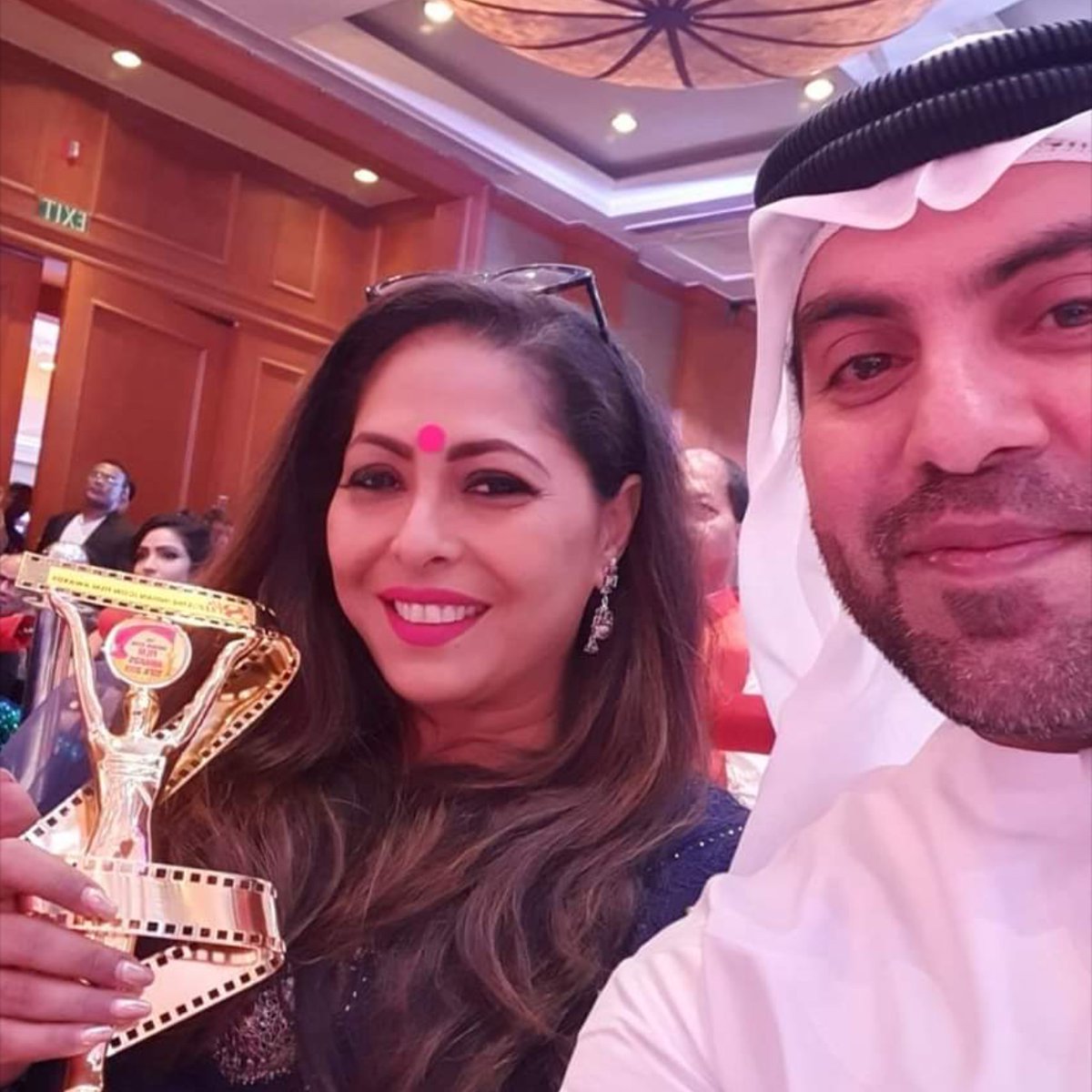 Dr_BuAbdullah's tweet photo. With the most famously known judge of Zee’s #DanceIndiaDance show and a household name now Geeta Kapur also known as “Geeta Maa” during my visit to #India for the #TIIFA Awards
#Dubai #UAE 🇦🇪🇮🇳 https://t.co/5l46vaIiFQ