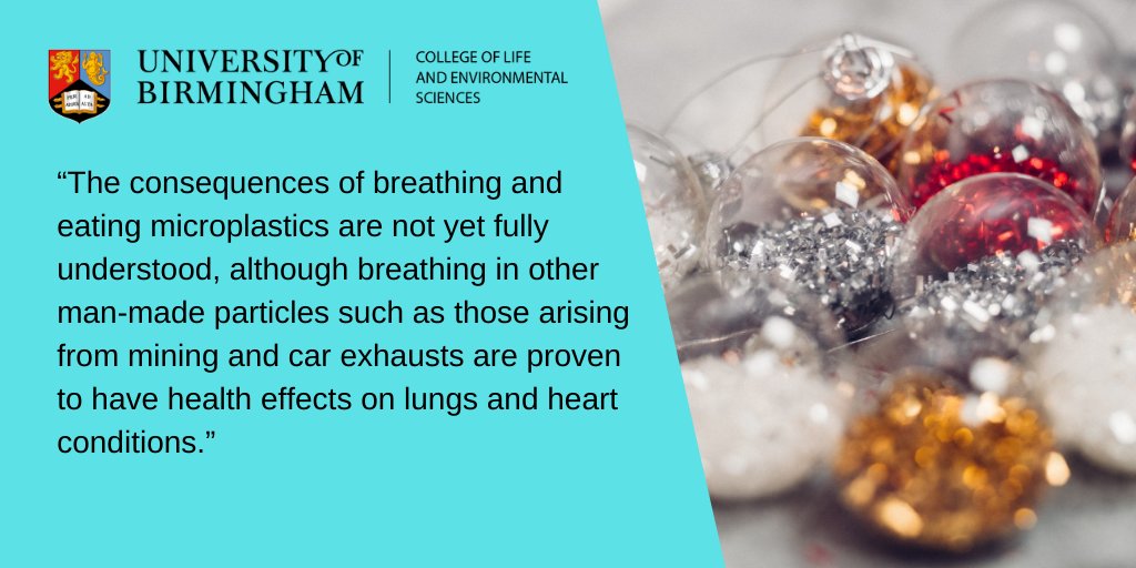 College of Life and Environmental Sciences (@les_unibham) on Twitter photo “The consequences of breathing and eating microplastics are not yet fully understood”
Read the Perspective on ditching Christmas glitter with <a href="/iseult5/">Prof. Iseult Lynch 💙</a> <a href="/stefankrauseh2o/">Stefan Krause</a> <a href="/holly_nel/">Dr Holly Nel</a> “The consequences of breathing and eating microplastics are not yet fully understood”
Read the Perspective on ditching Christmas glitter with <a href="/iseult5/">Prof. Iseult Lynch 💙</a> <a href="/stefankrauseh2o/">Stefan Krause</a> <a href="/holly_nel/">Dr Holly Nel</a>