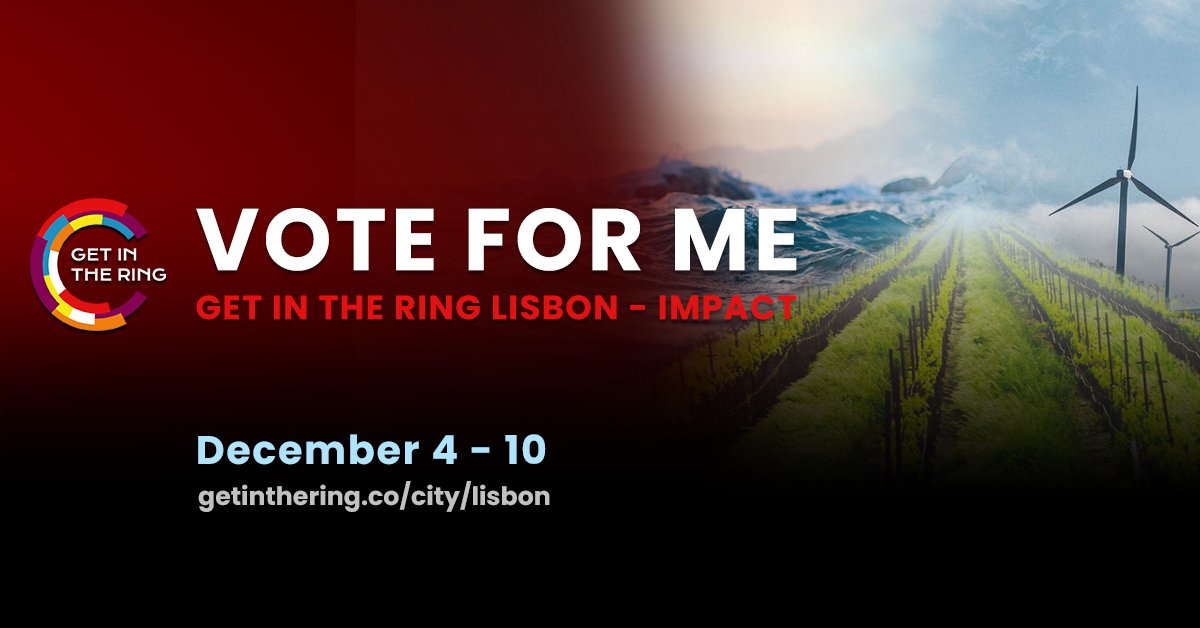 <a href="/AgriMarketplace/">Agri Marketplace</a> needs your help! Until the 10th of December the vote for @Getinthering "Favourite Portuguese Impact Startup"!
Link here: getinthering.co/city/lisbon/?s…

#agrimarketplace #agrimp #startup #impactstartup #vote  #GITRImpactCompetition