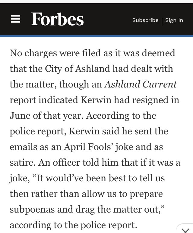 He has held Senior IT positions previously in other states. Got himself into a bit of trouble with a phishing scam and stepped down to avoid charges.