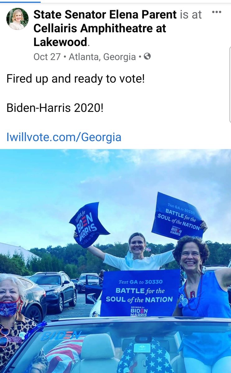 Maybe its  @elenaparent's support for Biden that blinds her of her Constutional duties to uphold the law.