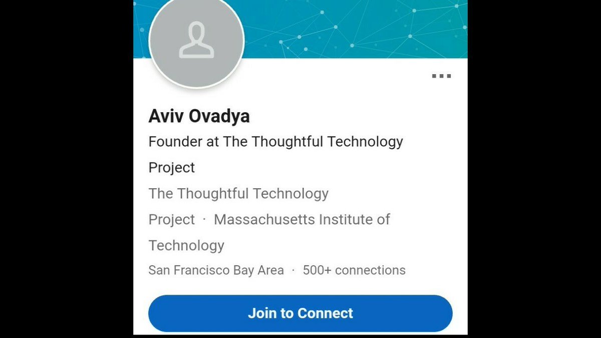 Ok let's bring our deep fake guy Aviv Ovadya back to the party now...Aviv was a founding member of Credibility Coalition and he's also a non-resident fellow at the Alliance for Securing Democracy