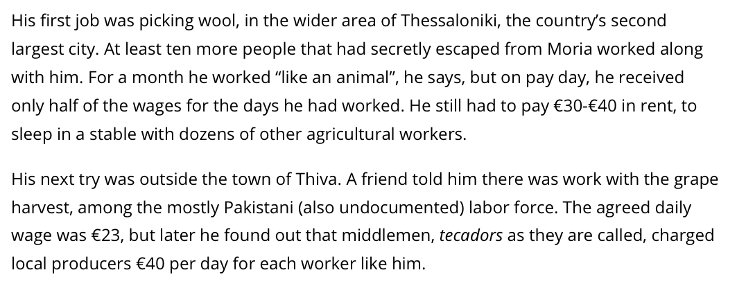 As for the "missing" migrants themselves, life in the mainland has not fulfilled their expectations of what life in Europe would be like.Some are employed (under exploitation in agriculture)