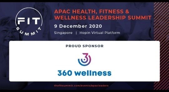 DEFITofficial's tweet photo. 360Wellness is a Silver Sponsor at the APAC Fit Summit in Singapore in 2 days! Come check us out at the event located at the Raffles City Convention Centre!

#activesg  #wellness #healthylifestyle #getactivesg #sglifestyle #sgfitness #workoutfromhome https://t.co/my3PxMKI2g