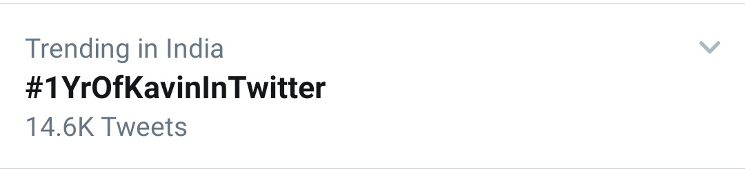TweetsSupportin's tweet photo. Trending in India 🇮🇳

#1yrOfKavinInTwitter ☑️

#Kavin #Lift @Kavin_m_0431 
@KavinFansClub https://t.co/StsLv7nJid