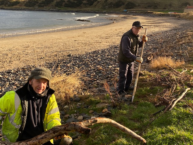 James Herbertson and Bob Warrell are familiar faces to many of our visitors. The pair regularly turn out to assist in gardening and general tidying up around the site and we really appreciate their support. #Volunteers #destinationportsoy