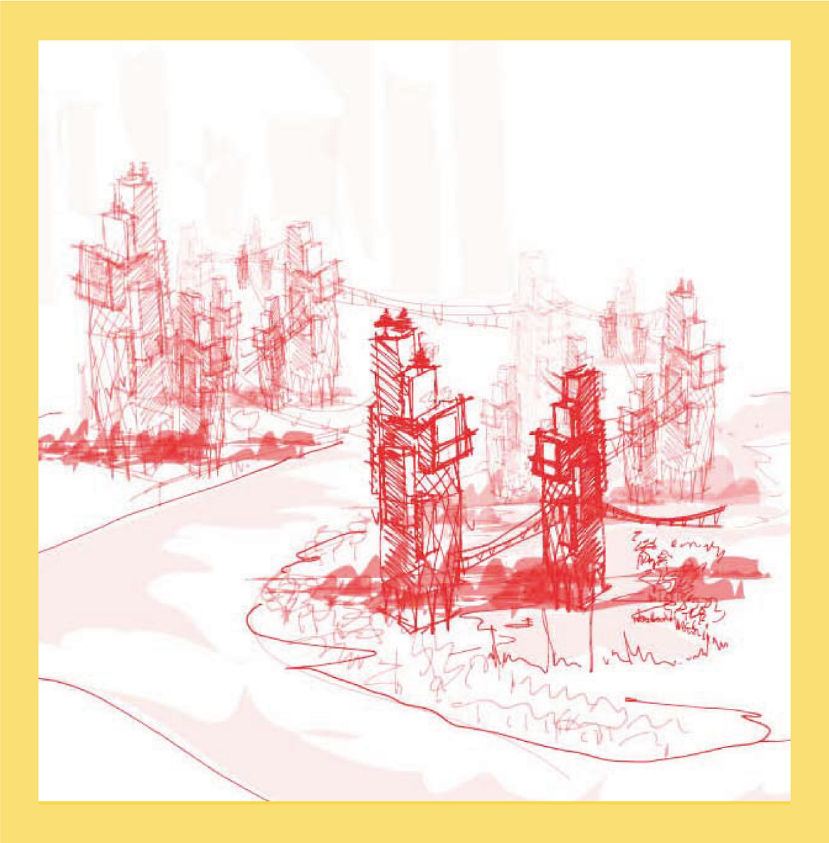 HungryDesigner3's tweet photo. Something to chew on 🍽️ In our episode #11 we mentioned our own entry for the FuturArc 2019, so here's The Bridge City. Be it for graphics, narrative or technical ideas, here's the link for more.

https://t.co/VA4IUHNjAm

@futurarc @maurobreda3 https://t.co/Ag1mCS0LBl