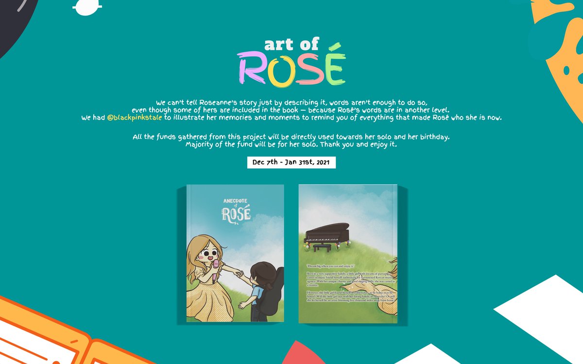 Vol. 2 'ART OF ROSÉ' by Roseanne Global Team
featuring @blackpinktales 

This project purpose is to gather fund for RS1 and Birthday Project at the same time.

Majority of the fund will be used for RS1, don't worry!

Deadline: Jan 31st
Q&amp;A: @roseanneglobal