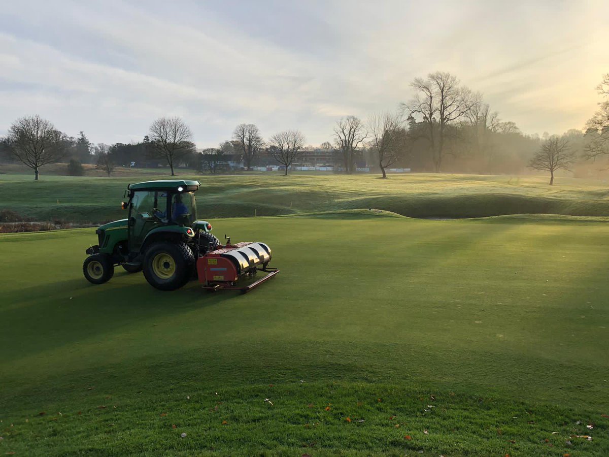 98Angus's tweet image. Course back open this morning. Majority of the standing water has now gone with exceptions to a few problem areas. Some essential greens maintenance getting carried out today and tomorrow @RGCgreenkeepers