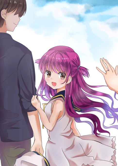 #これが私の代表作 春から夏は1枚絵描いてたね～ 
