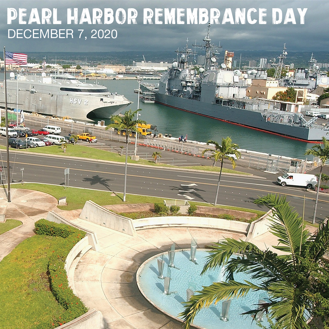 Today we honor all those who lost their lives when Japan attacked Pearl Harbor on December 7, 1941. It marked the turning point in the United States’ involvement in World War II. #PearlHarborRemembranceDay
